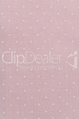 Pink and white spot pattern fabric