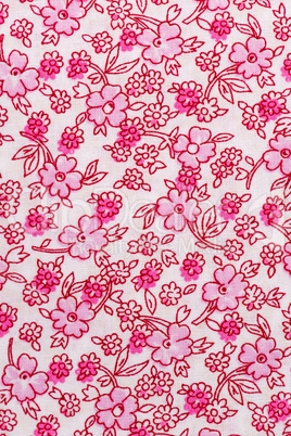 Fabric with floral patter