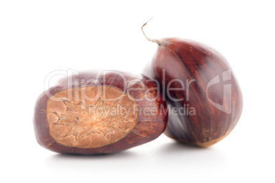 Chestnuts with shell