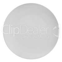 White ceramic plate