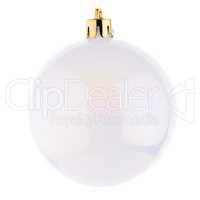 White Christmas bauble