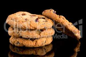 Dried fruits chip cookies