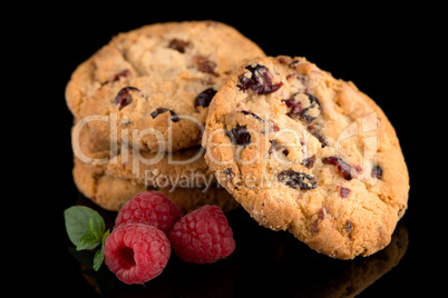 Dried fruits chip cookies