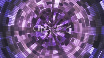 Twinkling Hi-Tech Grunge Flame Tunnel, Purple, Industrial, Loopable, HD