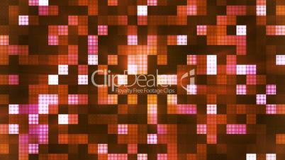 Twinkling Hi-Tech Rounded Diamond Light Patterns, Orange, Abstract, Loopable, HD