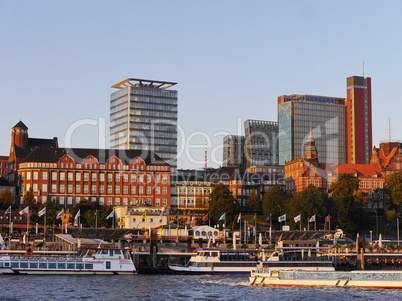 Hafengebiet in Hamburg