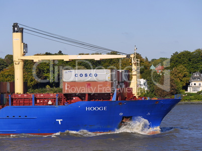 Containerschiff Hooge