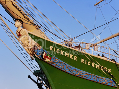 Rickmer Rickmers im Hamburger Hafen