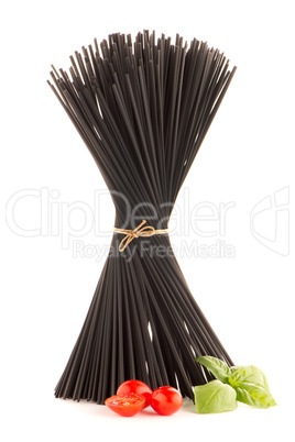 Bunch of black spaghetti