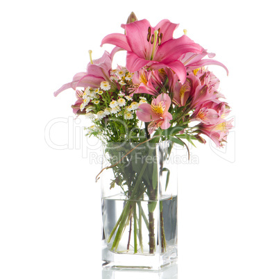 Pink lilies