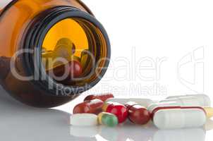 Pills from bottle