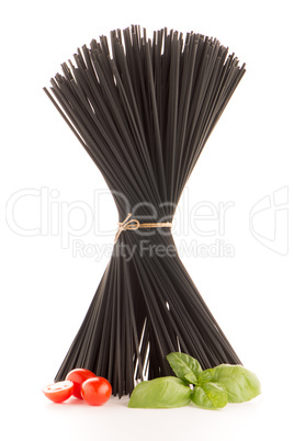 Bunch of black spaghetti