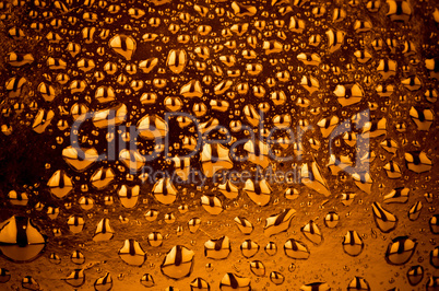 Background of water drops