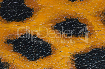 Leopard pattern texture closeup