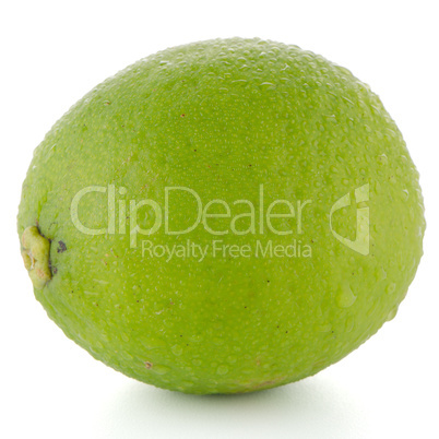 Fresh green lime