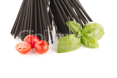 Bunch of black spaghetti