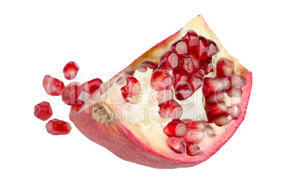 Ripe pomegranate fruit