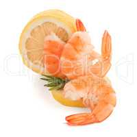 Shrimp with lime