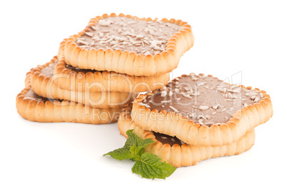 Chocolate and coconut tartlets