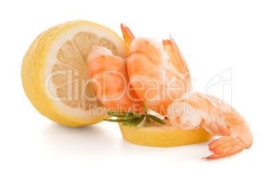 Shrimp with lime