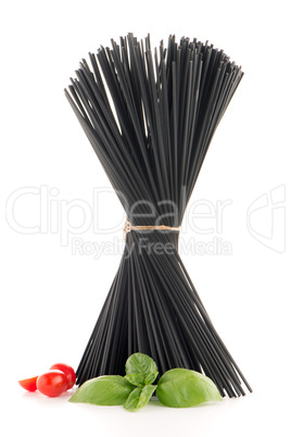 Bunch of black spaghetti