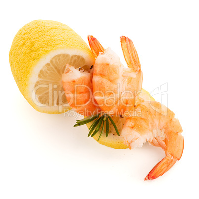 Shrimp with lime