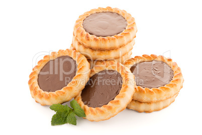 Chocolate tart cookies Chocolate tart cookies