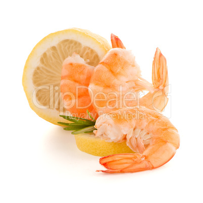 Shrimp with lime