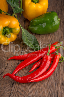 Colored bell peppers