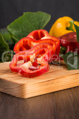 Colored bell peppers