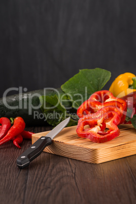 Colored bell peppers