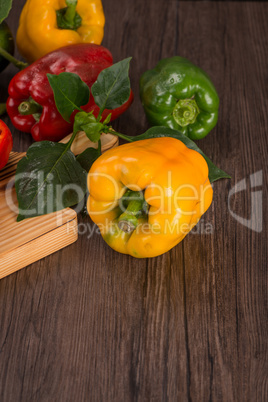 Colored bell peppers