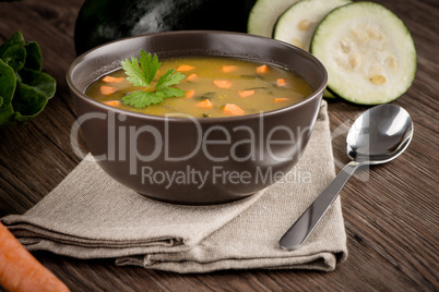 Soup with vegetables