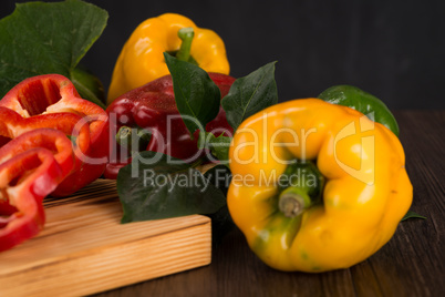 Colored bell peppers