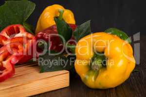 Colored bell peppers