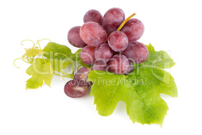 Bunch of red grapes