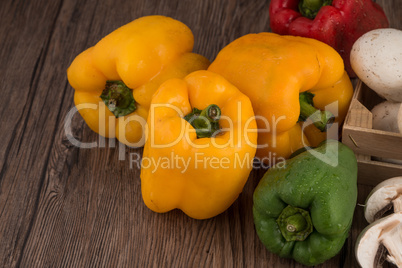 Colored bell peppers