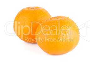Ripe tangerine or mandarin