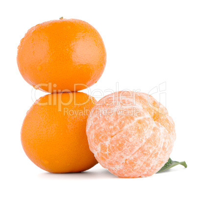 Ripe tangerine or mandarin