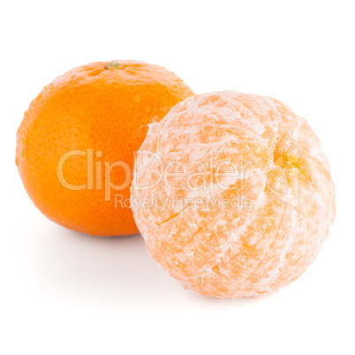 Ripe tangerine or mandarin