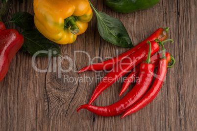 Colored bell peppers