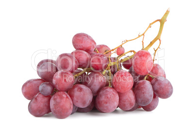 Bunch of red grapes