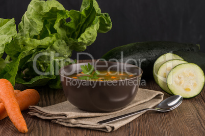 Soup with vegetables