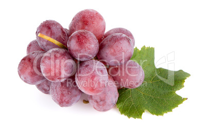 Bunch of red grapes