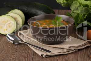 Soup with vegetables