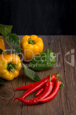 Colored bell peppers