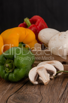 Colored bell peppers