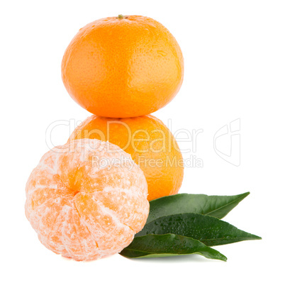 Ripe tangerine or mandarin