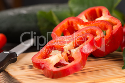 Colored bell peppers