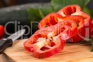 Colored bell peppers